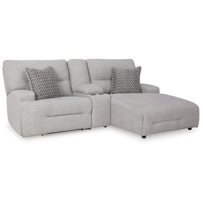 Acklen 3-Piece Power Reclining Sectional Sofa With Chaise