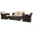 Gilson 4 - Person Patio Conversation Set with Cushions