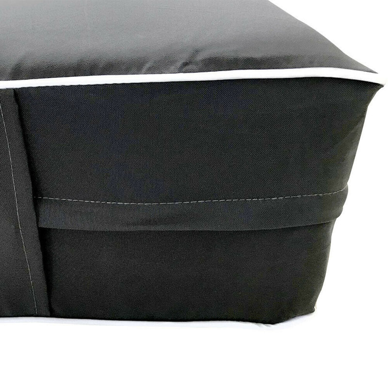 Outdoor 6'' Seat Cushion, Black