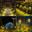 2X Bigger Solar Pathway Lights Outdoor, Upgraded Brighter Solar Garden Lights Solar Powered, Up To 12 Hours Outdoor Solar Lights For Yard Landscape Lighting Path Walkway Driveway Sidewalk