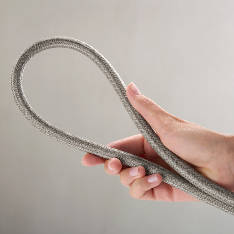 Hansgrohe Designflex Textile Handshower Hose, 63", Brushed Nickel