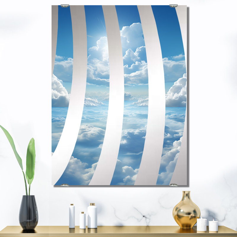 Defreitas - Miroir mural ciel MIR140920, 40 po x 30 po
