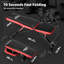 Banc de musculation pliable FB Fitness Flybird Series WB6, capacité de 880 lb, réglage rapide de la position 8 × 3