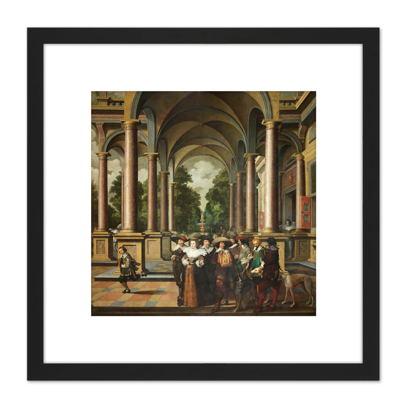 Gallery Palace Architecture by Dirck Van Delen - Single Picture Frame Painting