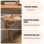 Light chestnut colour Rectangular Solid Wood Writing desk-801771353