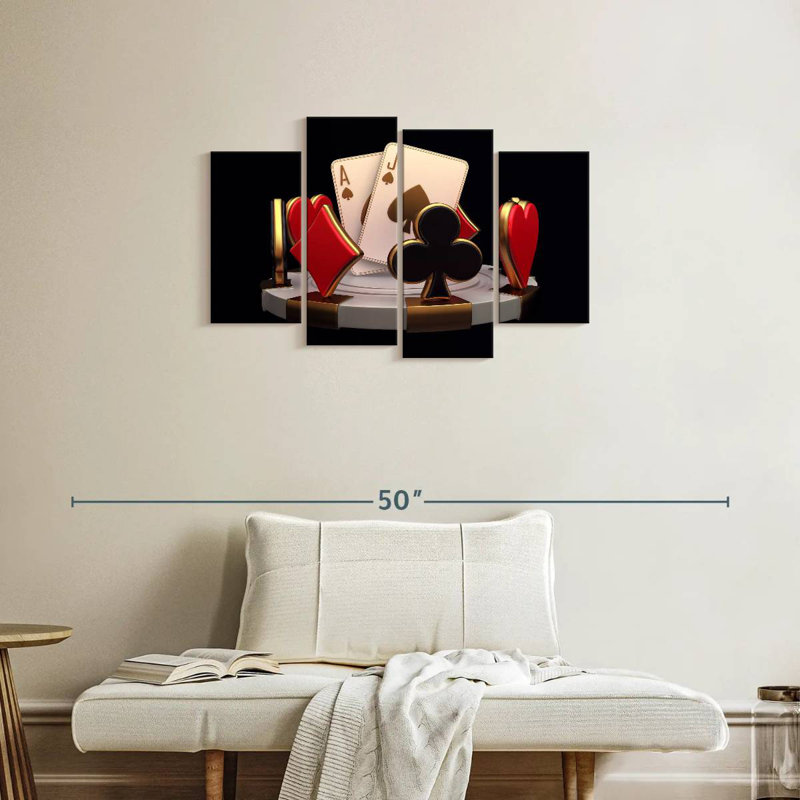 Senne Blackjack Concept, 22" H x 36" W