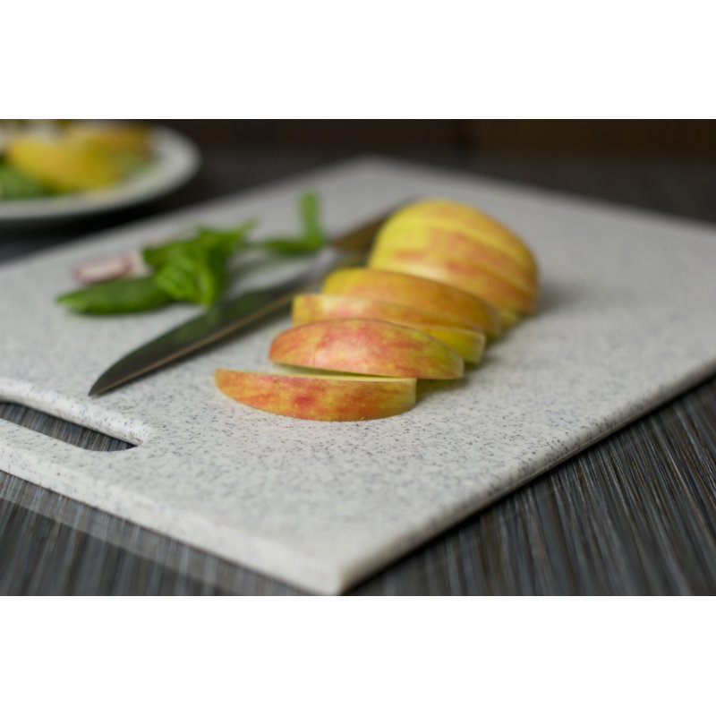 Eco-Friendly Gray Plastic Rectangular Cutting Board, 16x12