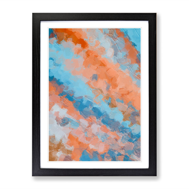 Soulmate - Single Picture Frame Print, Black, 64cm H x 46cm W x 2cm D