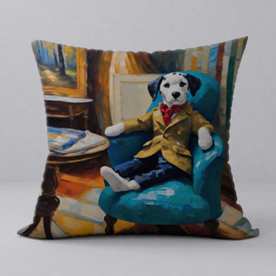 Abstract Reversible Throw Pillow