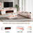Bhhatu 2 Tier High Gloss TV Stand with Electric Fireplace Included-941447216-985932687