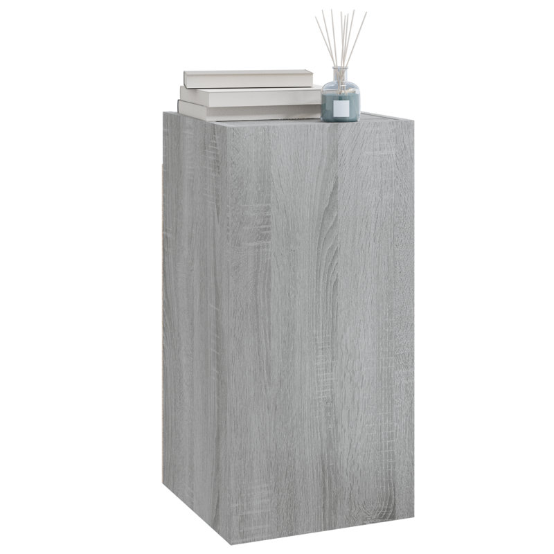 60cm H Media Cabinet, Grey Sonoma