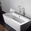 Bec de baignoire sur pied avec inverseur et douchette Jaryd