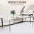 Long Rectangle All Acrylic 15Mm Thick Waterfall Coffee Table-1832223490