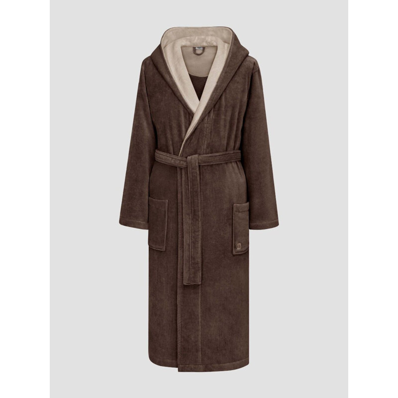 Art Line 100% Cotton Terry Cloth Boy / Man+ Ankle Bathrobe with Pockets and Hood, L