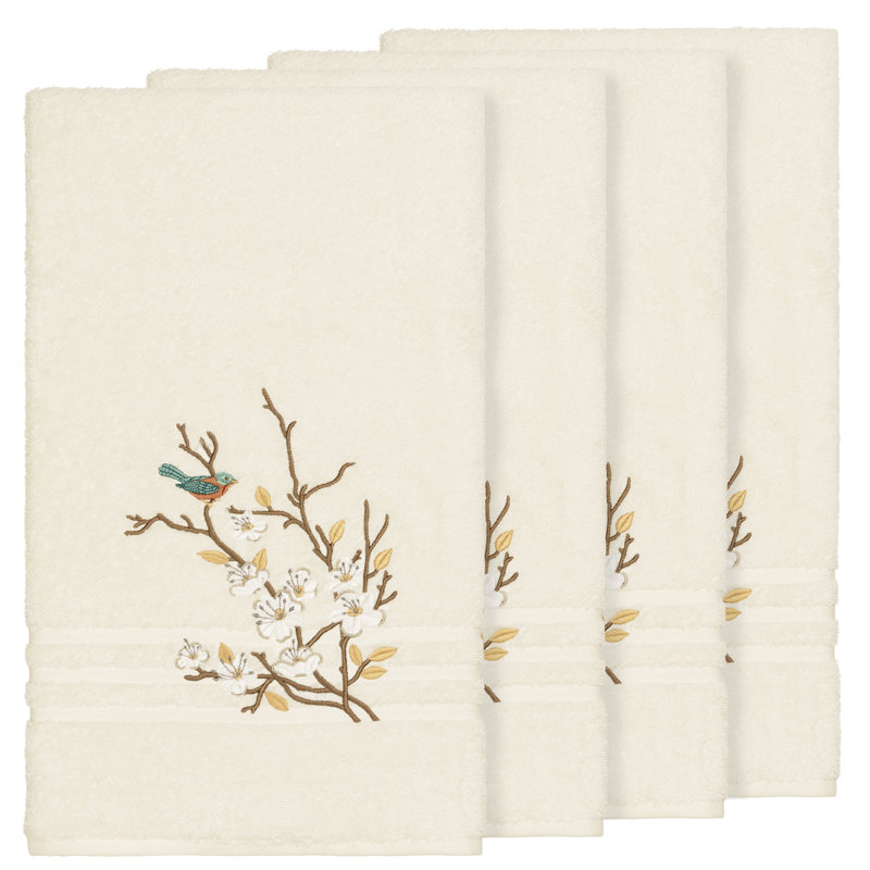 Spring Time Turkish Cotton Midweight Bath Towel, Cream
