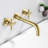 Wall Mounted Bathroom Sink Faucet With Pop-up Drain (no Overflow)-110359101