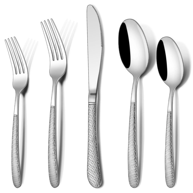 Brayden Studio Caraline 60 Piece Stainless Steel Cutlery Set , Service for 12