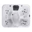 Dakota Fields Allionna 240V 4 Person 19 - Jet Acrylic Square Hot Tub-515214998