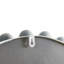 Miroir rond perlé de 27 po - cadre en métal blanc fer mat, verre miroitant, prêt à être accroché, rehaussera le style de votre trou de chambre ou de votre entrée-709141798-709141804