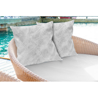 Marble Soft Pastel Onyx Effects Square Pillow Cover