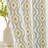 HLC.ME Tanner Ogee Ikatt Damask Patterned Window Grommet Curtains Bedroom - Light Blocking Darkening Window Panels, Set of 2-112620533-112620534