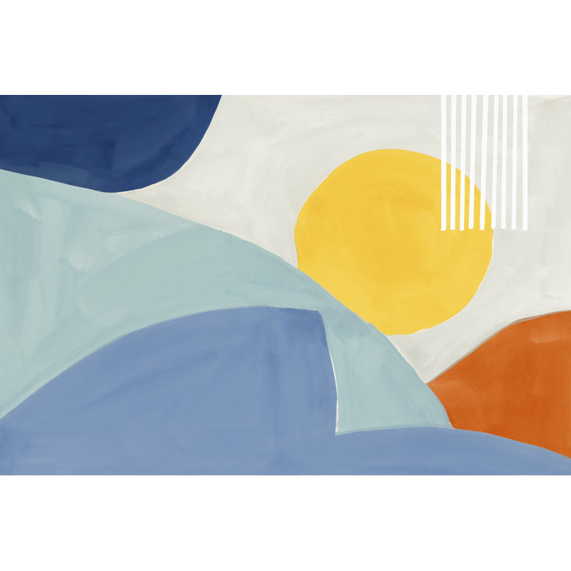«Harmony Earthy II» par Isabelle Z - reproduction d'art sur toile tendue, H 8 po x l 12 po