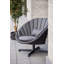 Peacock Swivel Patio Papasan Chair with Cushions-69765879