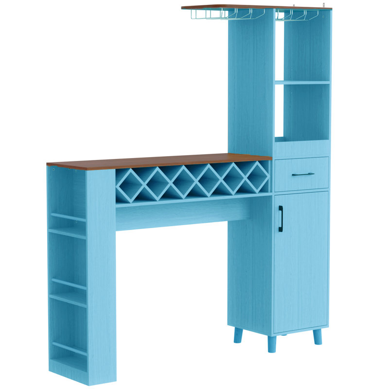 Table d'îlot de cuisine en L