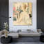«Woman in White Dress Sitting by Windowsill» par Gerda Wegener - Art mural sur toile tendue avec châssis-1005865332