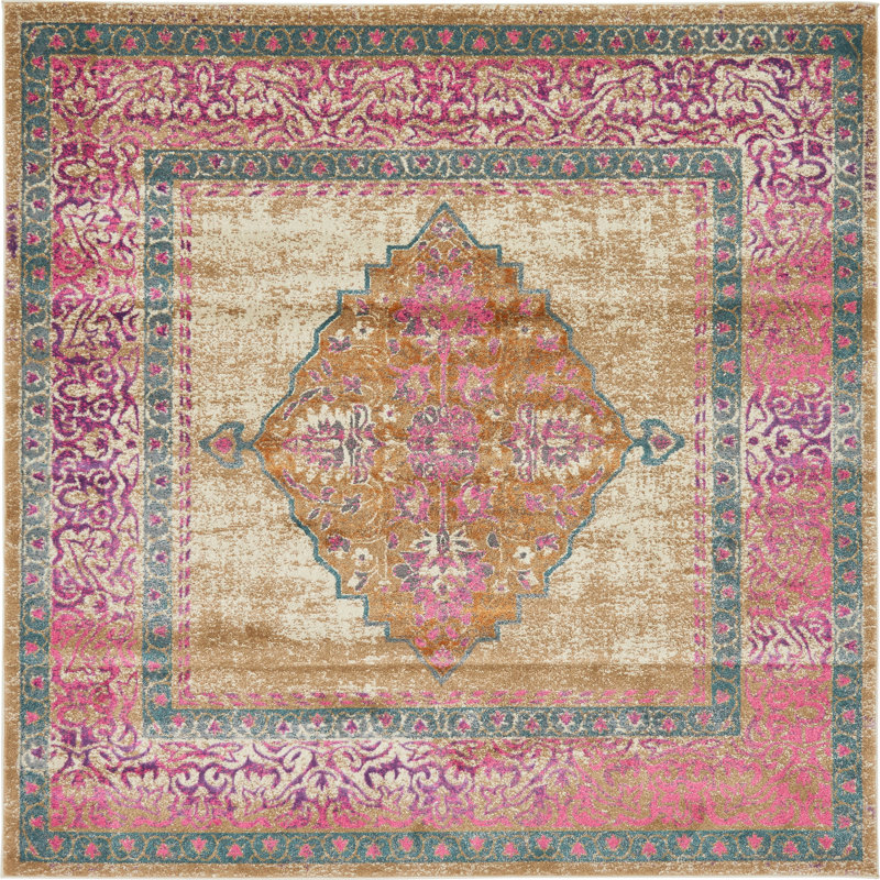 Sepe Oriental Indoor Rug, Square 8'