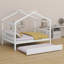 Lit en bois avec couchette-517957873