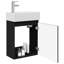 Single Bathroom Vanity with Ceramic Basin-299505053