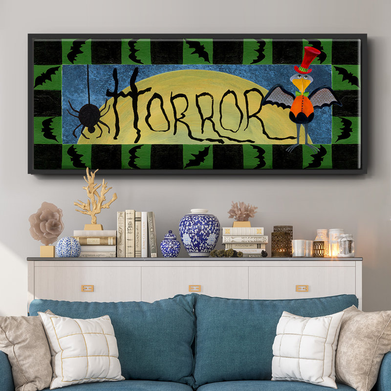 «Halloween Trick or Traiterers Collection D», toile encadrée, H 12 po x l 30 po