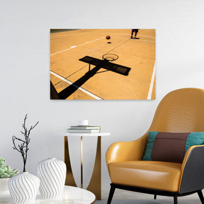 Sunny Court Action by Andreas Magnusson - Wrapped Canvas Print