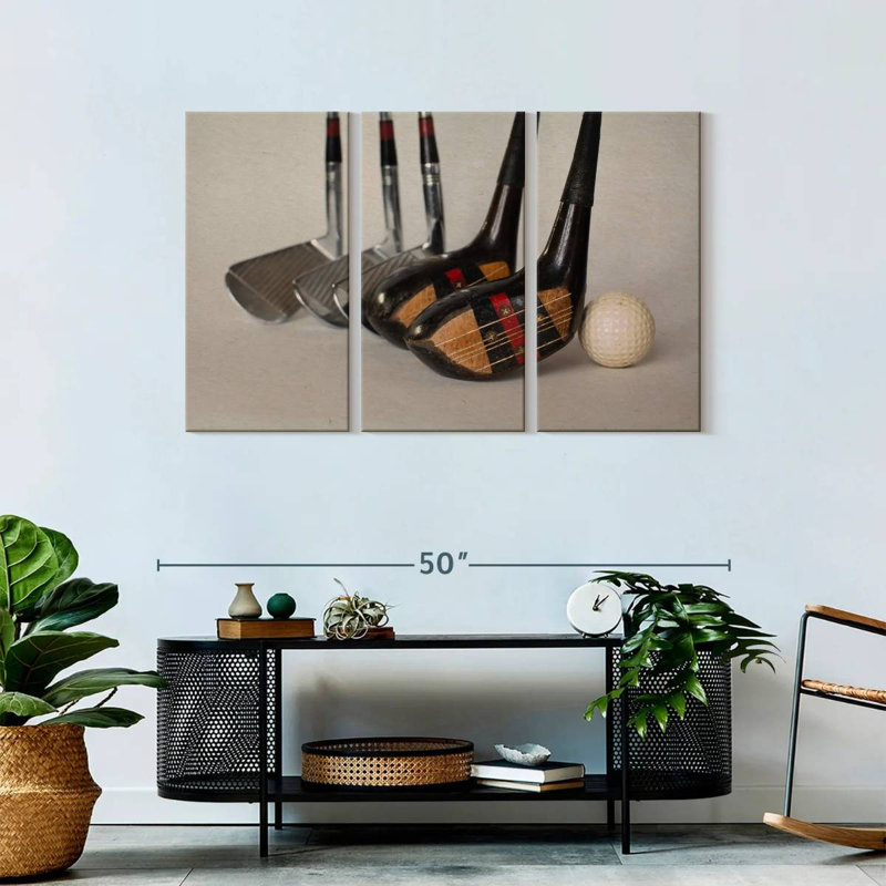 'Vintage Golf Putters, 28" H x 45" W
