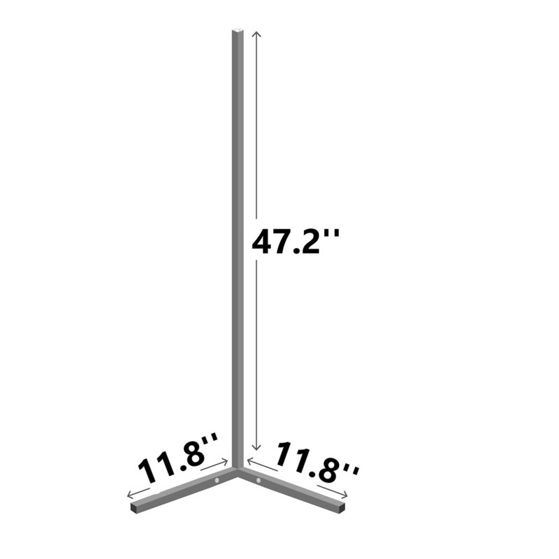 Lampe sur pied colonne 47 "Kurissa, Bleu