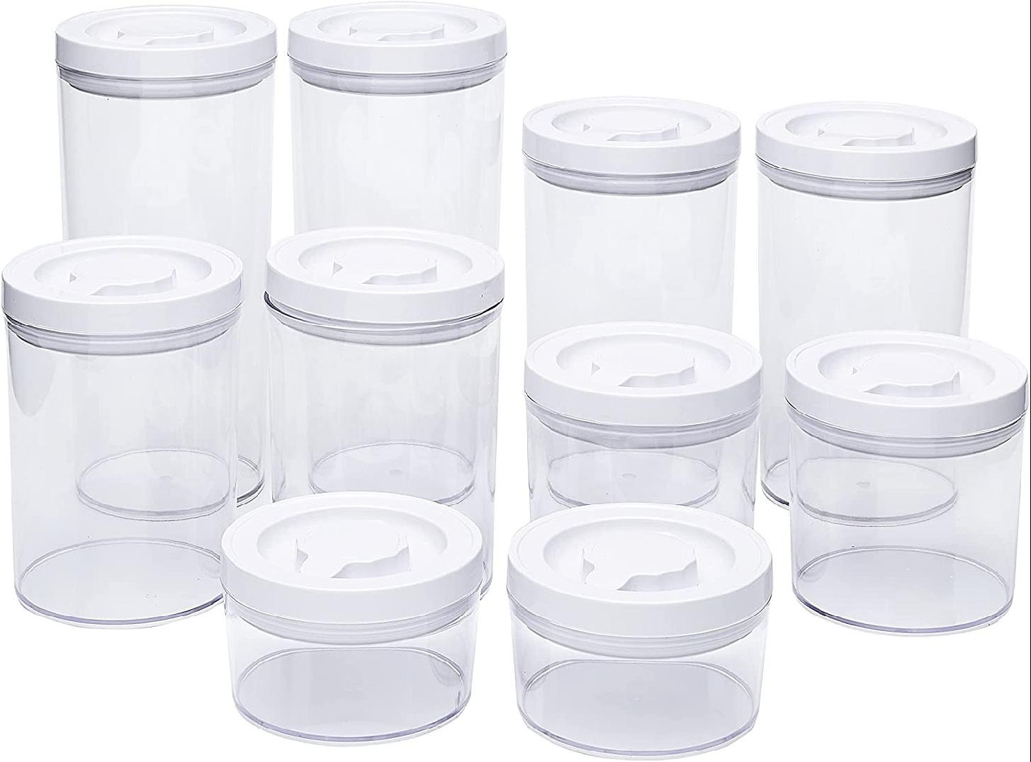 Sealable Plastic Food Container Set (5-Piece Set) Prep & Savour