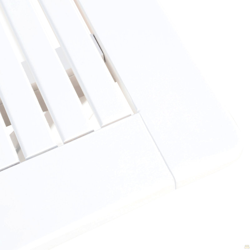 Table pliable 43,5 po Positano, Blanc