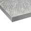 Décoration murale abstraite en résine 30 po x 30 po - Argent métallique peint à la main, cintres dimensionnels pour l'intérieur
