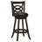 Blevice Wood Swivel Bar Stool Cappuccino-81643034