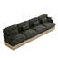 131" Comfy Chenille Leopard Print 4-Seater Sofa - Extra Large Modular Sectional Couch with Double Armrests, Delicate Tassel Edge, Deep Seat Design, Easy Assembly-129412465