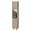 Garde-manger Everly, six tablettes, porte double
