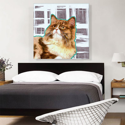 «Ragamuffin Cat Breed», reproduction d'impression sur toile tendue