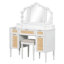 Meuble-lavabo 44,37 po avec 13 ampoules Hollywood et 3 modes d'éclairage