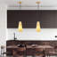 Luminaire suspendu pour cuisine en faux marbre-18608718