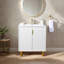 Ensemble de meuble-lavabo simple 30 po (avec lavabo en céramique)-1215094027