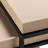 Side Table Léonard Matte Black Finish
