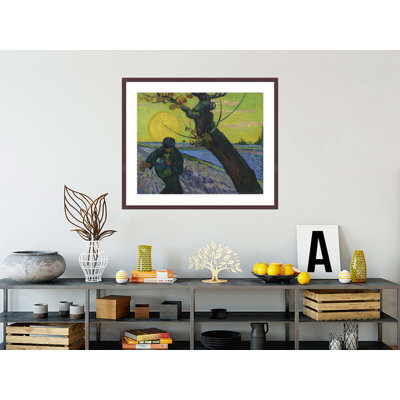 «The Sower» par Vincent van Gogh, impression giclée encadrée