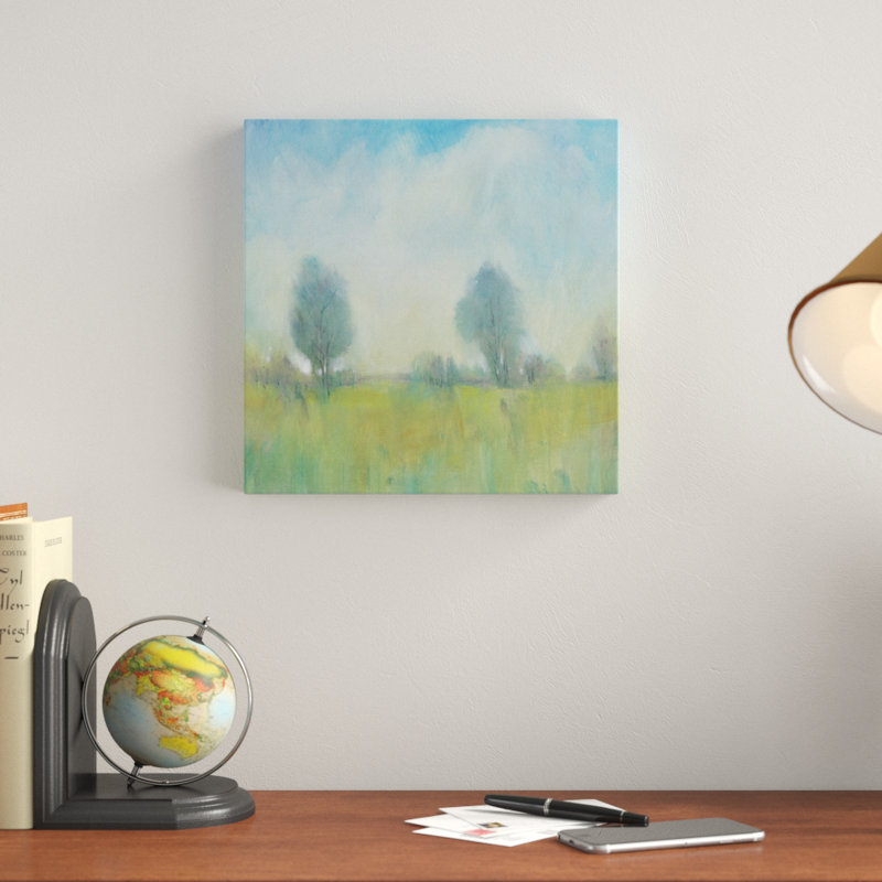Summertime II by Tim O'Toole - Wrapped Canvas Painting, 30cm H x 30cm W