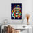 Brampt Lion Head Mosaic-108253758